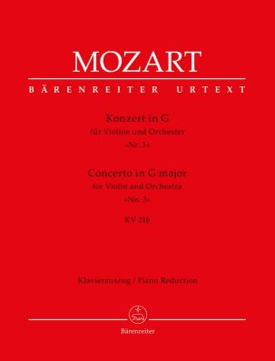 Concerto for Violin No.3 in G major (K.216) (Violin & Piano)